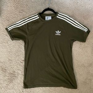 adidas green tee shirt